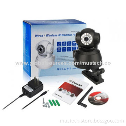H.264 720P Pan/Tilt WiFi IP Camera with IR-cut and microSD/TF Storage Supported